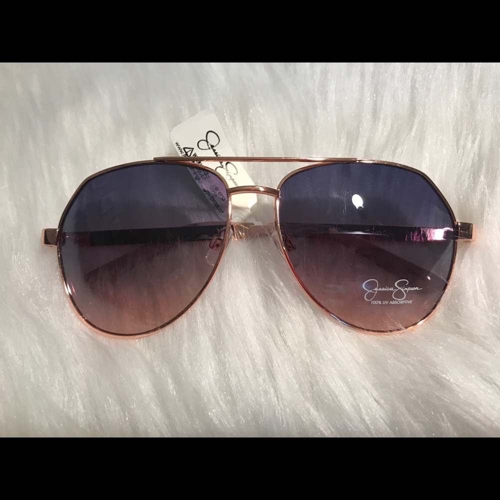 NWT Jessica Simpson Aviator Sunglasses